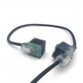 ventielplug A-vorm 18mm pin Dubbele connector