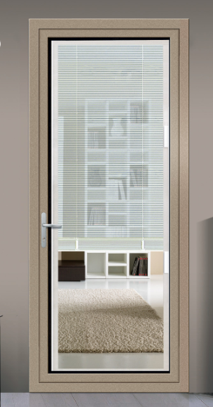 aluminum blinds door ,glass blinds door for bedroom