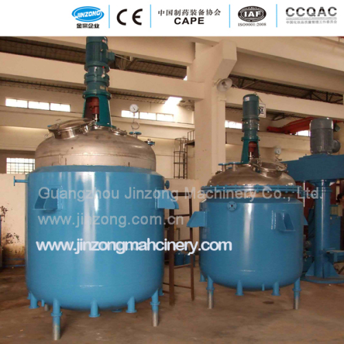 Jinzong Machinery stainless steel electrical heating/steam heating chemical reaction reactor heating jacket reac