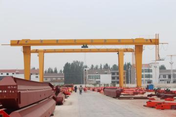 Single girder gantry crane supplier 10 ton