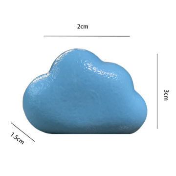 Groothandel wolkvormige decoratieve koelkastmagneten