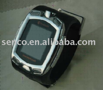 Watch mobile with fashion model