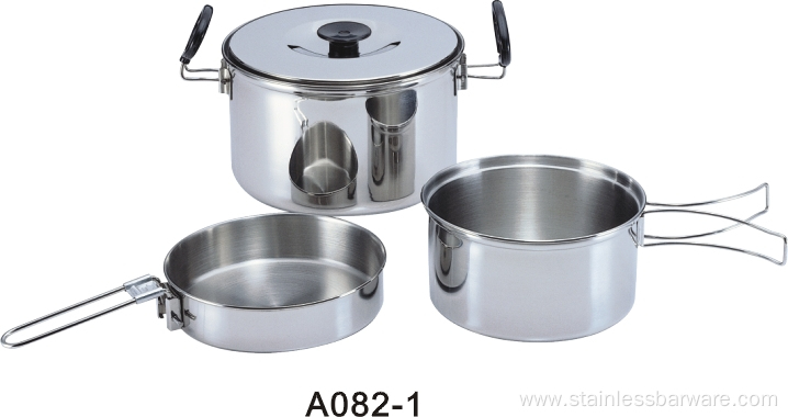 Camping Cookware Set for One Person Outdoor Use