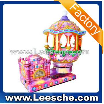 Small kiddie amusement park rides princess castle ride portable amusement ride