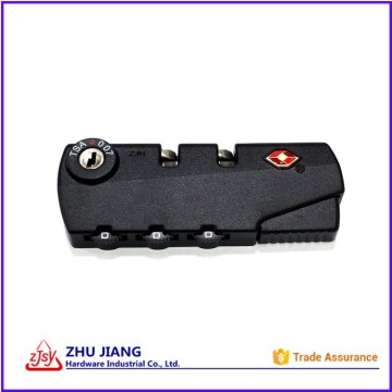 Black TSA Combination Luggage Lock Part