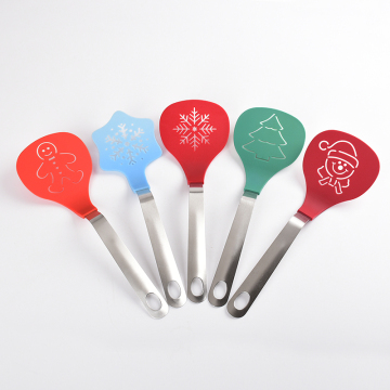 Christmas Pattern Nylon Kitchen Utensils Set