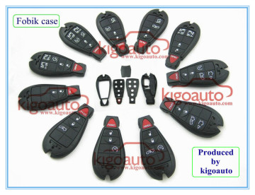 Auto key case fobik key shell smart key blank for Jeep Dodge Chrysler