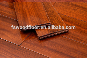 High density African okan hardwood flooring