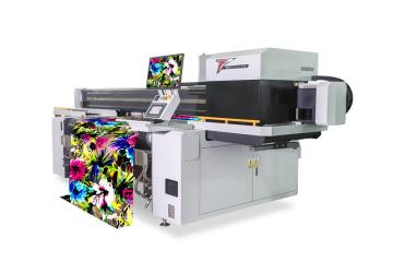 Fabric textile printing machine