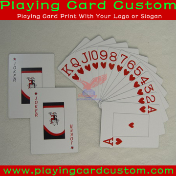 Custom Big Font Playing Cards