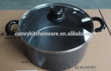 china made carbon steel balck pot