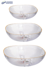 Ecofriendly PET Transparent Plastic Fruit Tray Salad Bowl