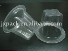 Meihua shape plastic jelly cup for jelly