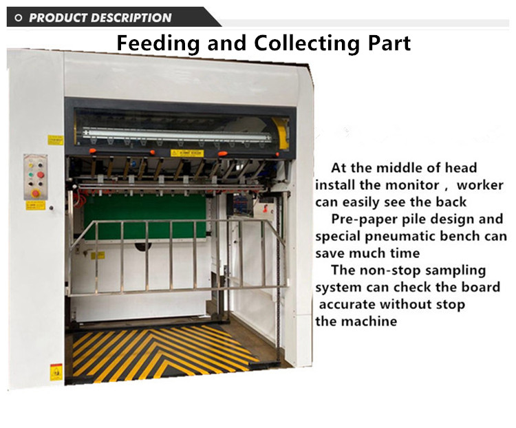 Carton box die cutter and creasing full Automatic making packaging machine