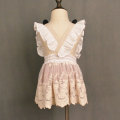 new baby girls dress lovely fawn embroidery dress