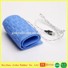 2014 flexible silicon slim bluetooth keyboard