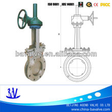 bevel gear butt-clamp knife gate valve