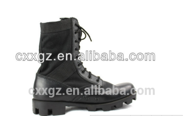 Cheap black leather army boots popular army boots ordinary army boots