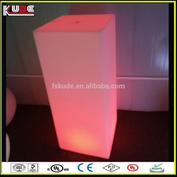 Lighted disco square table High square LED cocktail table