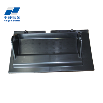 Delicate Storage Solution: Flocking Fabric Glove Compartment