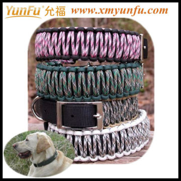 Wholesale Multicolor Nylon personalized diy pet dog collars