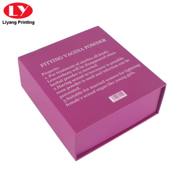 Purple Color Gift Jewelry Box Packaging