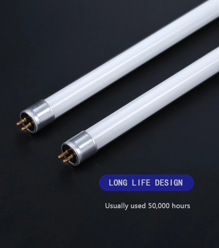 T5 Lamp Split Type Ledac Glass Lamp Built-in Rive 18W Glass Energy-Saving Fluorescent Light Tube