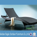 Rattan բացօթյա Chaise Lounge պարտեզի կահույք