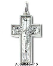925 sterling silver cross pendant