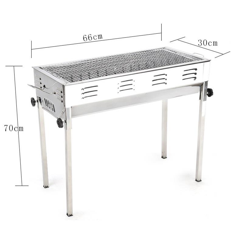 Stainless Trolley Backyard Bbq Grill