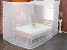 Long-lasting insecticide treated mosquito net circular net