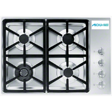 Bruciatore a gas cooktop 4 incorporato Miele SS