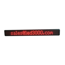 Programmable P7.62 LED Display Sign: Customizable Monochrome Dot Matrix Mobile Information Sign