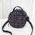 Women's geometric luminous round crossbody bag luminous handbag for girls cell phone lipstick makeup