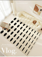 Modern minimalist carpet for the living room