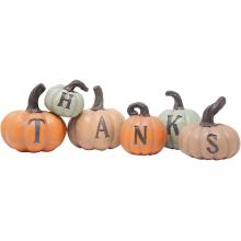 Thanksgiving 6 PCS Pumpkin Tangan Lotkin Jatuh Rumah Hiasan