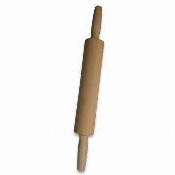 Wooden Rolling Pin, Made of Lotus Wood, Measuring 44.5 x 5cm, OEM Orders are Welcome