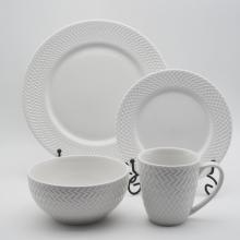 elegance fine porcelain dinner set,set dinner 16 pcs ,french luxury porcelain dinner set