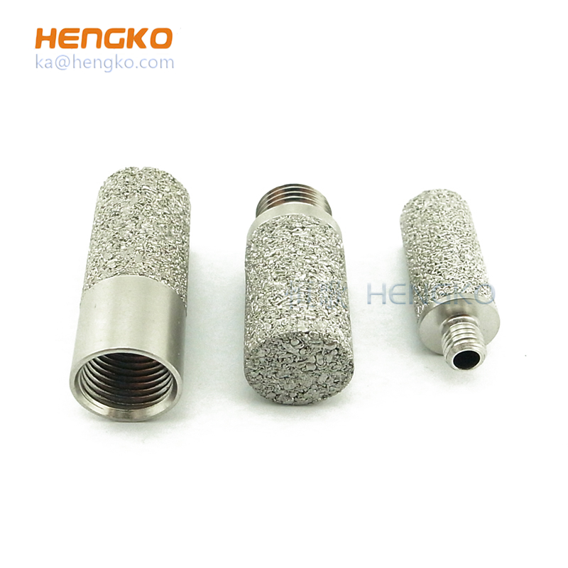 waterproof custom stainless steel 316 316L  temperature and humidity sensor porous housing enclosure for dew point meter