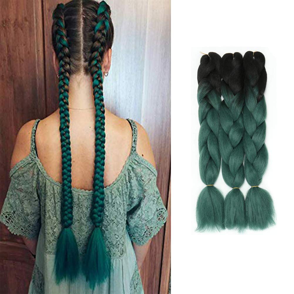 Easy Braiding Hair Extensions Pre Stretched Braids 26 Inches Ombre Braid Hair Yaki Texture Synthetic Fiber Hot Water Setting