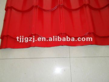 colored corrugated panel tile