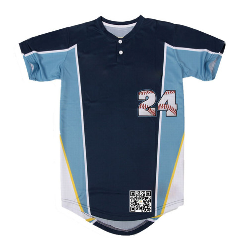 Full Dye Sublimation Custom Printed Jersey Baseball