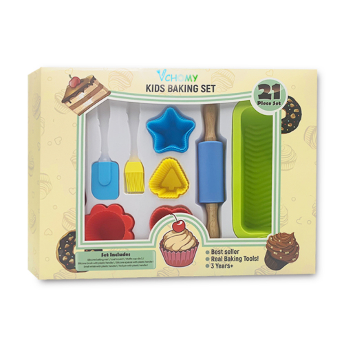 Kids Kitchen Silicone Cooking và Baking Set