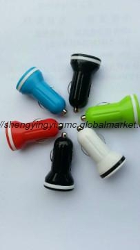 Dual USB car charger  for iphone/IPOD/HTC