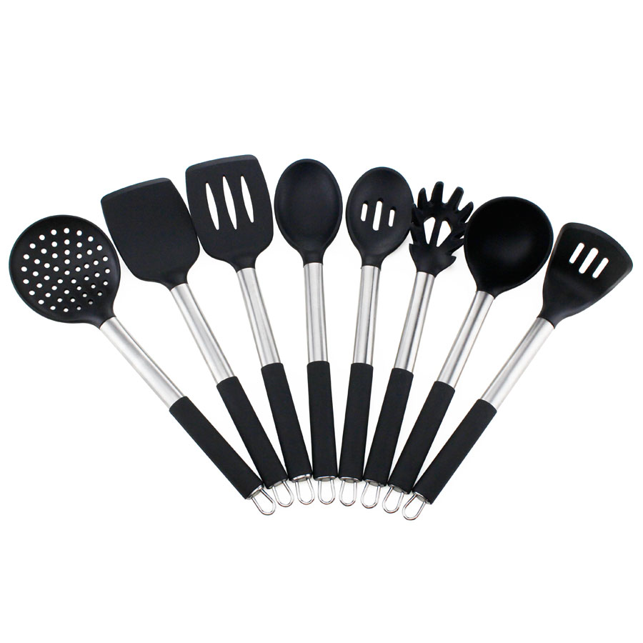 8PCS Cooking Tools Silicone Kitchen Utensils Set