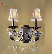 modern crystal led wall sconce