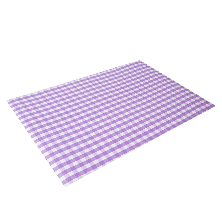 factory direct tartan plaid lavender lilac adhesive back rubber printed EVA foam handicraft sheets