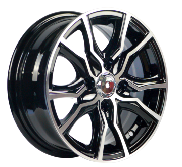 Custom 13x5.5 Inch Alloy Rim Hyper Silver
