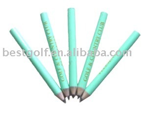 golf wooden scoring pencil