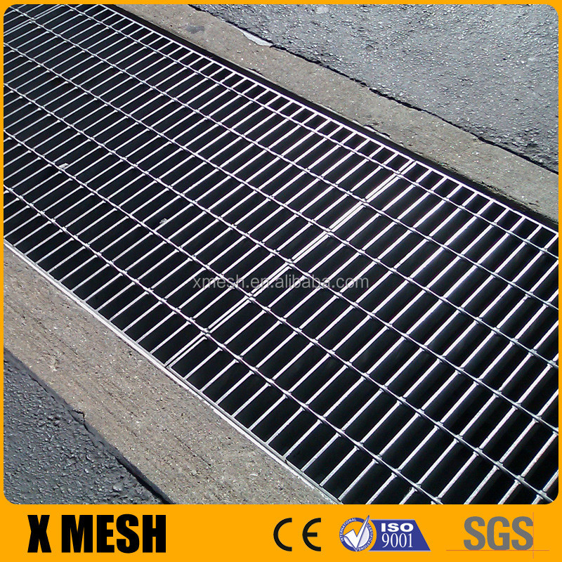 ASTM A 1011 Standard Hot Galvanized Metal Bar Steel Grating for Fire escape stair